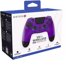 Load image into Gallery viewer, Gioteck VX4+ PS4 Wireless RGB Controller � Purple