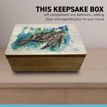 Load image into Gallery viewer, Wooden Turtle Keepsake Box with Lid | Jewelry, Trinket, Memory Storage | Ideal Gift for Women & Men | Perfect for Weddings & Special Occasions