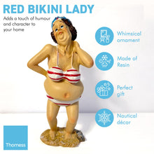 Load image into Gallery viewer, CUTE OLD DEAR resin FIGURINE | Seaside ornament | bathroom ornaments | beach figurine | 15cm (H) | Swimmer | Old Deer | Timeless Treasures