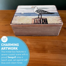 Load image into Gallery viewer, Seagull Trinket Box