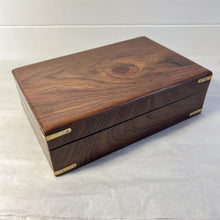 Load image into Gallery viewer, Wooden Jewellery Trinket Box Keepsake Storage Organiser | Multipurpose Use As Jewellery Storage | Watch Box | 23cm x 15cm