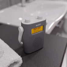 Load image into Gallery viewer, Waterproof DAB Radio with Bluetooth | Portable IPX5 Shower DAB, DAB+ Digital and FM Radio | Majority Eversden Water Resistant Radio | In-Built Battery, Mains Powered, 20 Presets and LED Display