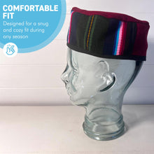 Load image into Gallery viewer, Handmade Nepalese Wool Red Smoking Cap, Lightweight, Stylish, with Traditional Tibetan Accents, Size 57cm, medium