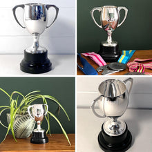 Load image into Gallery viewer, Elegant 18cm Silver Trophy Cup - Ideal Award for achievements & celebrations