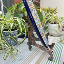 Load image into Gallery viewer, Pair of Large 10 inch Metal Easel Antique Copper Finish | Plate holder | Display stand | Metal Frame Holders for Photo Pictures Decorative Plate Dish | 25cm (H) x 15cm  (Deep) | Picture Easel |Wedding tables