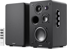 Load image into Gallery viewer, Refurbished Majority ACTIVE BOOKSHELF SPEAKERS | 2.2 Stereo System | 5.3 Bluetooth, USB Playback & Charging | AUX, HDMI ARC, Optical, Phono | TV, PC, Turntable & Gaming Speakers | D100X Black