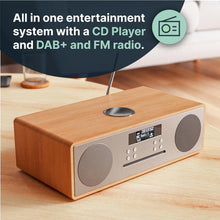 Load image into Gallery viewer, Majority Oakington BLUETOOTH HI-FI COMPACT STEREO SYSTEM | FM & DAB Radio & CD Player | Remote Control | AUX & USB Input