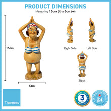 Load image into Gallery viewer, CUTE OLD DEAR resin FIGURINE | Seaside ornament | bathroom ornaments | beach figurine | 15cm (H) | Swimmer | Old Deer | Timeless Treasures