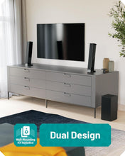 Load image into Gallery viewer, Refurbished Oakcastle 𝗦𝗕𝟴𝟬 𝗫𝗧𝗥𝗔 𝟮𝟬𝟬𝗪 𝟮.𝟭 𝗖𝗛𝗔𝗡𝗡𝗘𝗟 𝗦𝗢𝗨𝗡𝗗 𝗕𝗔𝗥 FOR TV with External Subwoofer | Bluetooth 5.3 Soundbar with HDMI ARC, Optical, AUX & USB Playback | Home Cinema TV Speakers with Remote & Wall Mount