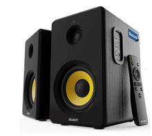 Load image into Gallery viewer, Majority D40X Active Bookshelf,POWERED STEREO STUDIO SPEAKERS | Powerful Amplified 2.0 Channel Sound | Bluetooth, Optical, RCA, USB & Aux Playback I Digital Controls I HiFi