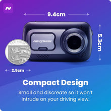 Load image into Gallery viewer, Nextbase 522GW Dash Cam Full 1440p/30fps Quad HD Recording In Car DVR Camera- 140° 6 Lane Front Viewing- Wifi, 10Hz GPS, Bluetooth- Built-in Alexa and Polarising Filter- Night Vision- Emergency SOS

