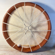 Load image into Gallery viewer, Decorated 50cm Shamanic Celebration Hand Drum with Beater- acoustic-Drumming Reduces Tension, Anxiety, and Stress.