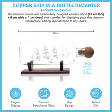 Load image into Gallery viewer, Ship in a Bottle Decanter