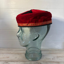 Load image into Gallery viewer, Tibetan Trim smoking / thinking / lounging cap Size Large