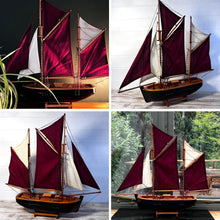 Load image into Gallery viewer, Brixham Trawler Model Yacht,  Detailed Replica of Classic Fishing Boat, Perfect for Nautical Decor and Collectors
