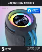 Load image into Gallery viewer, The MAJORITY Move 3 – A 40W Portable Bluetooth Speaker with Dynamic LED Lighting (Refurbished)