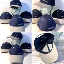 Load image into Gallery viewer, Set of 4 Adjustable Navy-Blue Baseball Caps, Skipper, First Mate, Crew & Cabin Boy, Nautical Boating Hats for Sailing, Yachting & Team Uniform