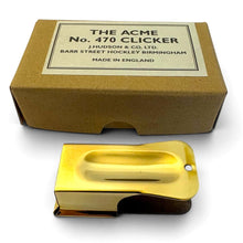 Load image into Gallery viewer, The Airborne Cricket – The D-Day Paratrooper Clicker in Solid Brass and Steel