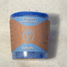 Load image into Gallery viewer, Blue Throat Chakra Candle - Enhance Communication and Self-Expression