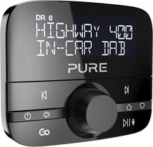 Load image into Gallery viewer, Refurbished Pure Highway 400 In-Car DAB+/DAB Digital Radio FM Adapter with Bluetooth for Music Playback – DAB Car Radio Adapter/Transmitter and Bluetooth FM Transmitter, Black