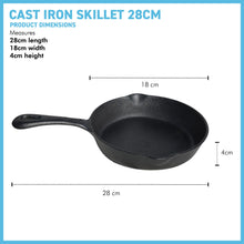 Load image into Gallery viewer, Ultimate Cast Iron Skillet Duo – 6.5" & 8" Pre-Seasoned Pans for Perfect Cooking Every Time
