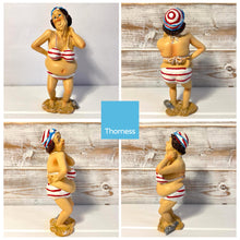 Load image into Gallery viewer, CUTE OLD DEAR resin FIGURINE | Seaside ornament | bathroom ornaments | beach figurine | 15cm (H) | Swimmer | Old Deer | Timeless Treasures