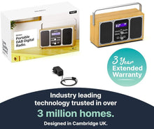 Load image into Gallery viewer, Majority Girton Radio, DAB, DAB+ Digital and FM, Portable, Battery Mains Powered