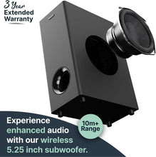 Load image into Gallery viewer, Majority TETON PLUS BLUETOOTH SOUND BAR for TV with Wireless Subwoofer | 81cm, 180 Watts, 5.25" Subwoofer Driver 2.1 Surround Sound System | HDMI ARC, USB, Optical & RCA | Custom EQ & Remote Control
