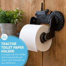 Load image into Gallery viewer, The Vintage Tractor Toilet Roll Holder – Solid Cast Iron with a Farmyard Heart