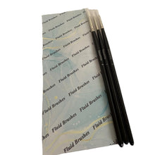 Load image into Gallery viewer, 3 Pack Masking Fluid Brushes | Durable Synthetic Bristles for Precision Watercolour Painting