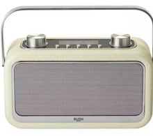 Load image into Gallery viewer, Bush Classic Cream coloured Leather Look Bluetooth DAB/FM Radio
