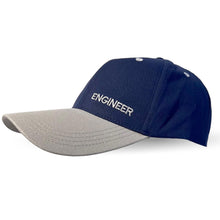 Load image into Gallery viewer, Engineer Adjustable Navy Blue Baseball Cap, classic unisex cotton hat for casual, sports & outdoor wear