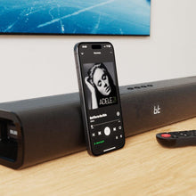 Load image into Gallery viewer, Majority 𝗕𝗟𝗨𝗘𝗧𝗢𝗢𝗧𝗛 𝗧𝗩 𝗦𝗢𝗨𝗡𝗗𝗕𝗔𝗥 | 2.0 Stereo | Wireless & Wall Mountable | HDMI ARC, AUX, Optical, Remote & Brackets Included | Naga 40