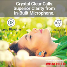 Load image into Gallery viewer, Majority Biodegradable WIRELESS EARBUDS, Bluetooth Earphones 5.3, 30H Playtime | Eco-Friendly Ear Buds With Fast Charging Case, Stereo Sound, Built-In Mic | In-Ear Headphones, Tru Bio | Blue