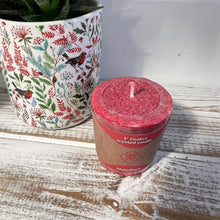 Load image into Gallery viewer, Root (Red) - Chakra Candle  | Standing at about 4.5 centimetres tall (1.75 inches), emanates an aura of rustic charm, invoking the essence of the earth itself.