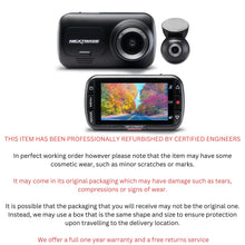 Load image into Gallery viewer, Nextbase 222XR Dash Cam Front and Rear Full 1080p/30fps HD Recording in Car DVR Cam 140° 6 lane Wide Viewing– Intelligent Parking Mode- Polarising Filter Compatible- G-Sensor Motion Detection
