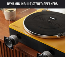 Load image into Gallery viewer, The Majority Folio Bluetooth Record Player – Yellow, Refurbished