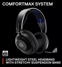 Load image into Gallery viewer, SteelSeries Arctis Nova 4P PS5, PC, Switch Gaming Headset | Black | Wireless | Bluetooth | Noise Cancelling