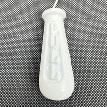 Load image into Gallery viewer, Vintage Style White Powder-Coated Cast Metal Bathroom Light Switch Pull