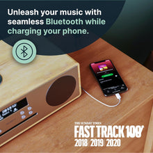 Load image into Gallery viewer, Majority Oakington BLUETOOTH HI-FI COMPACT STEREO SYSTEM | FM & DAB Radio & CD Player | Remote Control | AUX & USB Input