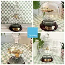 Load image into Gallery viewer, Ornamental glass model of a Spitfire aeroplane in a decorative glass decanter | memorabilia | gifts for men | WW2 gift | wartime memorabilia | Supermarine Spitfire | Battle of Britain