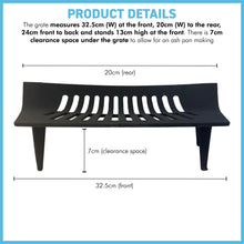 Load image into Gallery viewer, Curved Fire Grate 14"