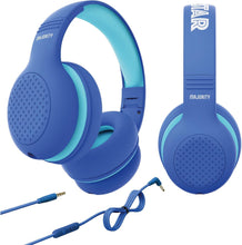 Load image into Gallery viewer, Majority Wired Childrens BLUE HEADPHONES OVER EAR | Comfort Soft Cushion Earpads
