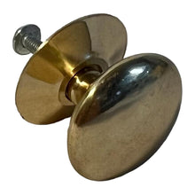 Load image into Gallery viewer, Cherema Brass Knob | Single door knob | Brass cupboard knobs | Cabinet hardware | Antique brass cupboard handles | Cupboard door handles | 30mm