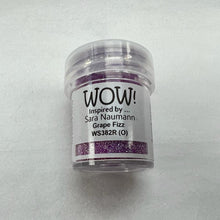 Load image into Gallery viewer, Wow! Embossing Powder 15ml | GRAPE FIZZ  regular | Free your creativity and give your embossing sparkle
