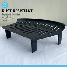 Load image into Gallery viewer, Durable 18-Inch Iron Fire Grate | Heavy Duty Fireplace Grate for 18-Inch Fireback