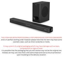 Load image into Gallery viewer, Majority Sierra 2.1.2 Dolby Atmos SOUNDBAR | WIRELESS SUBWOOFER I 400W Powerful Surround Sound | Home Theatre 3D Audio with Up-Firing Atmos Speakers | HDMI ARC, HDMI, Bluetooth, USB & AUX Playback