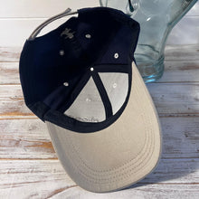 Load image into Gallery viewer, Vice Commodore Adjustable Navy Blue Baseball Cap, classic unisex cotton hat for casual, sports & outdoor wear