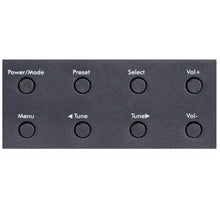 Load image into Gallery viewer, Bush Black Portable DAB / FM Radio | 10 DAB + 10 FM Station presets | Backlit easy to read dot matrix display