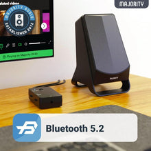 Load image into Gallery viewer, MAJORITY Bluetooth Active PC Speakers with Subwoofer | 80W, 2.1 Stereo Sound